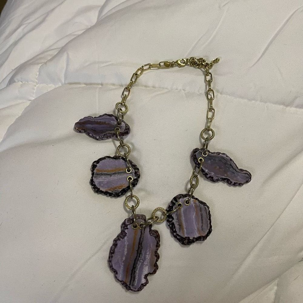 Joan Rivers Vintage Faux Stone Multiple Pendant Dangle Statement Necklace